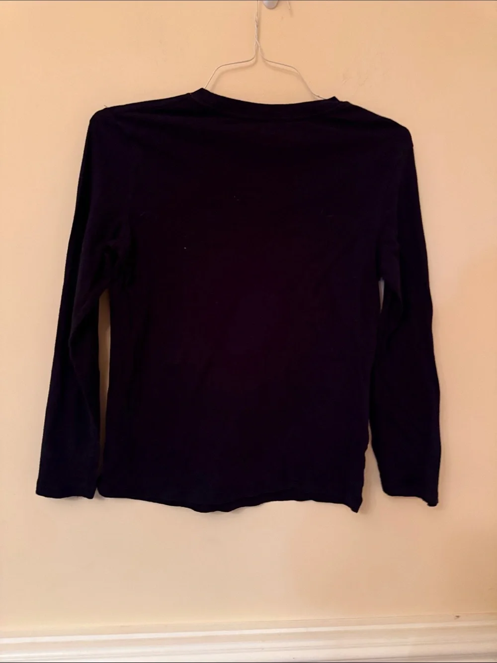 Old Navy Black Long-Sleeve Tee with Colorful Minecraft‎ Characters Size XL 14-16